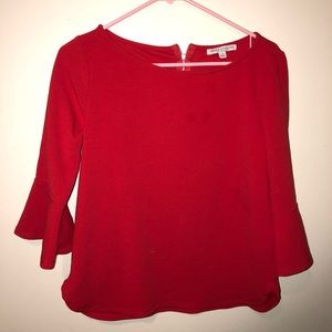 Red blouse